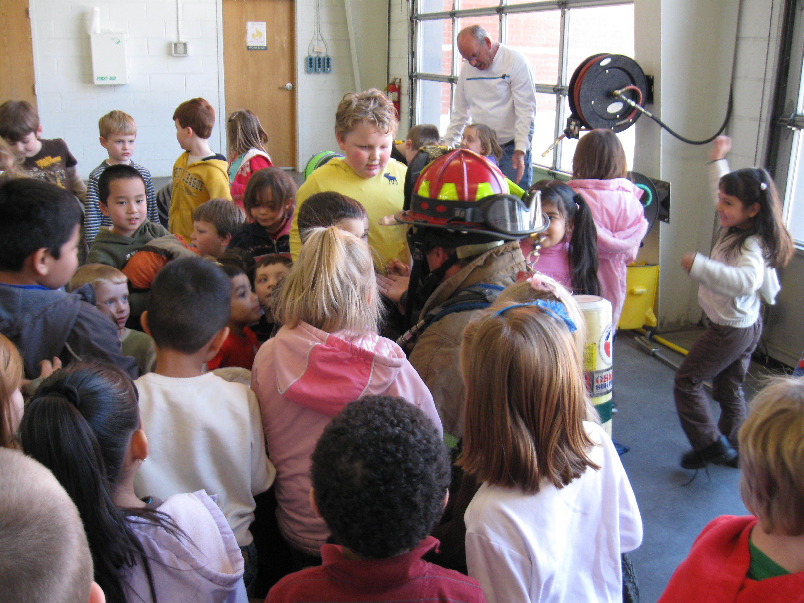Life Safety Education with kids in class