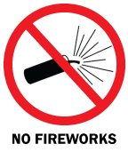 No fireworks allowed in the park