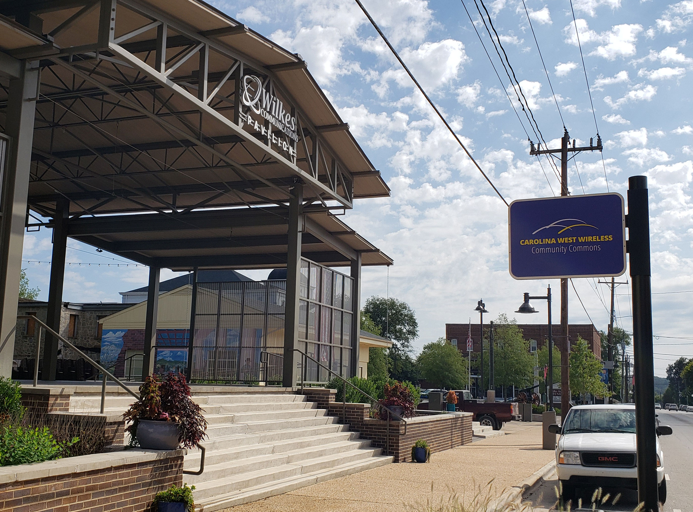 Street View of the Wilkes Communications Pavilion & CCW Community Commons 